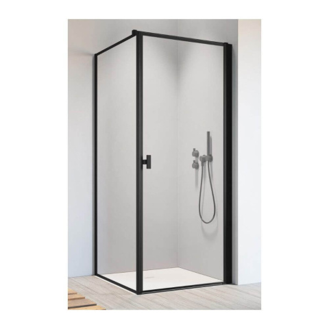 Radaway Nes 8 Black KDJ I Frame drzwi prysznicowe 80 cm prawe czarny mat/szkło Frame 10072080-54-56R