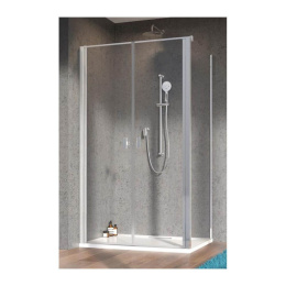 Radaway Nes 8 DWD+S drzwi prysznicowe 110 cm uchylne chrom połysk/szkło przezroczyste 10081110-01-01