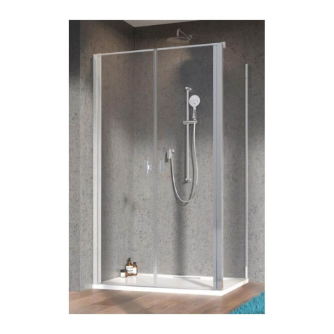 Radaway Nes 8 DWD+S drzwi prysznicowe 110 cm uchylne chrom połysk/szkło przezroczyste 10081110-01-01