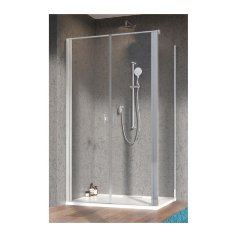 Radaway Nes 8 DWD+S drzwi prysznicowe 120 cm uchylne chrom połysk/szkło przezroczyste 10081120-01-01