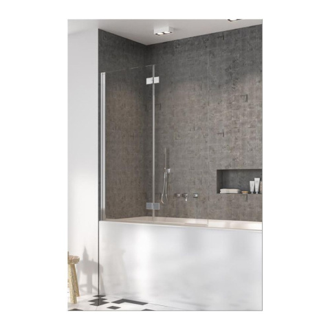 Wpisz KOD: PROMO - 10% Radaway Nes 8 PND I parawan nawannowy 120 cm lewy chrom/szkło satynowe 10060120-01-01L