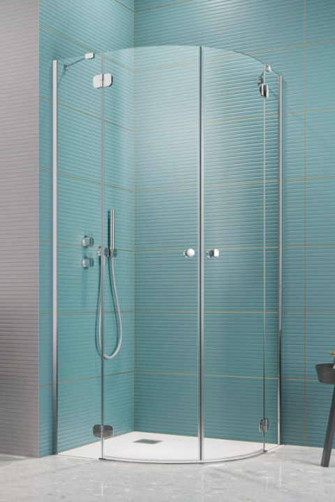 Radaway Torrenta PDD kabina prysznicowa 100x100 cm półokrągła chrom/szkło przezroczyste 131620-01-01 Radaway Torrenta PDD kabina prysznicowa 100x100 cm półokrągła chrom/szkło przezroczyste 131620-01-01