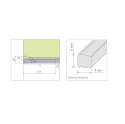 Radaway Arta DWD drzwi wnękowe 45 cm prawe chrom+/szkło przezroczyste 386031-03-01R