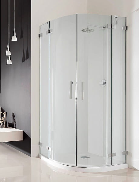Radaway Euphoria PDD kabina prysznicowa 90x90 cm półokrągła lewa chrom/szkło przezroczyste 383001-01L Radaway Euphoria PDD kabina prysznicowa 90x90 cm półokrągła lewa chrom/szkło przezroczyste 383001-01L