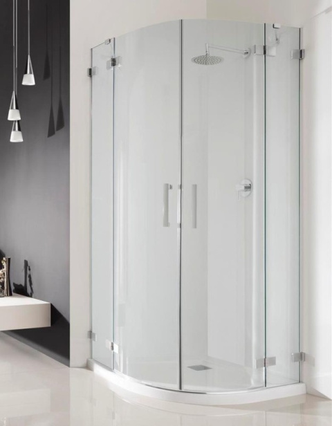 Radaway Euphoria PDD kabina prysznicowa 90 cm półokrągła prawa chrom/szkło przezroczyste 383001-01R Radaway Euphoria PDD kabina prysznicowa 90 cm półokrągła prawa chrom/szkło przezroczyste 383001-01R