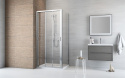 Radaway Evo DW drzwi prysznicowe 110 cm chrom/szkło przezroczyste 335110-01-01