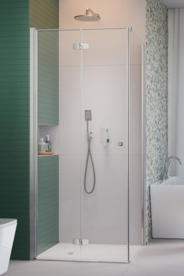 Radaway Fuenta Chrome KDJ B drzwi prysznicowe 100 cm uchylne chrom połysk/szkło przezroczyste 1384083-01-01L