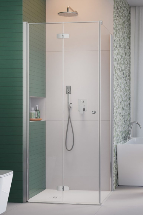 Radaway Fuenta Chrome KDJ B drzwi prysznicowe 100 cm uchylne chrom połysk/szkło przezroczyste 1384083-01-01L