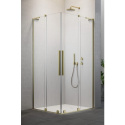 Radaway Furo SL Brushed Gold KDD kabina prysznicowa część prawa 90x90 cm kwadratowa 10305090-99-01R