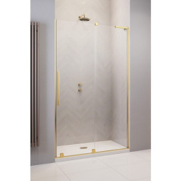 Radaway Furo SL Gold DWJ drzwi prysznicowe 57,2 cm wnękowe prawe złoty połysk/szkło przezroczyste 10307572-09-01R