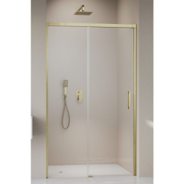 Radaway Idea 8 Brushed Gold DWJ drzwi prysznicowe 64 cm rozsuwane złoty szczotkowany/szkło przezroczyste 10330770-99-01L