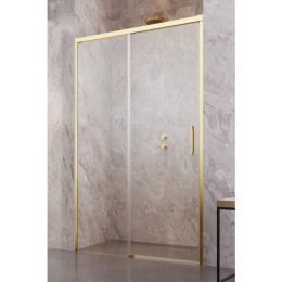 Radaway Idea DWJ Gold drzwi prysznicowe 120 cm lewe złoty połysk/szkło przezroczyste 387016-09-01L