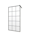 Radaway Modo New Black II Factory Walk-In ścianka prysznicowa 110 cm czarny mat/szkło factory 389114-54-55