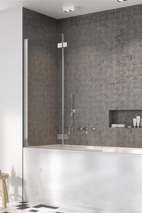 Radaway Nes 8 PND I parawan nawannowy 140 cm lewy chrom/szkło przezroczyste 10060140-01-01L