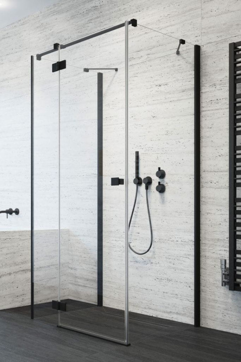 Radaway Essenza New KDJ+S drzwi prysznicowe 100 cm lewe chrom/szkło przezroczyste 1385022-01-01L