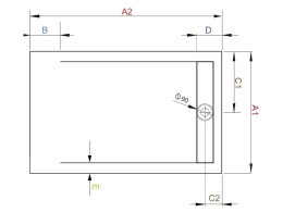 Radaway Essenza Pro Black PND II parawan nawannowy 100 cm prawy czarny mat/szkło przezroczyste 10102100-54-01R