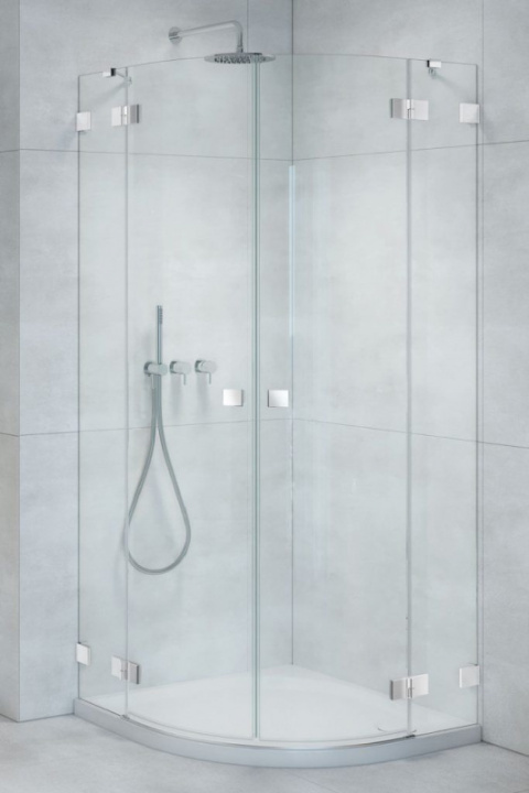 Radaway Essenza Pro PDD kabina prysznicowa część prawa 90x90 cm półokrągła 10095090-01-01R Radaway Essenza Pro PDD kabina prysznicowa część prawa 90x90 cm półokrągła 10095090-01-01R