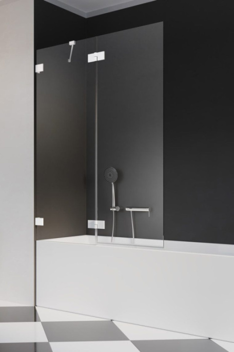 Radaway Essenza Pro White PND II parawan nawannowy 100 cm prawy biały mat/szkło przezroczyste 10102100-04-01R