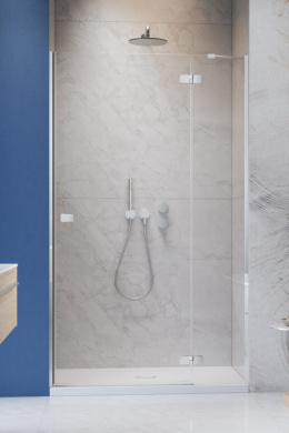 Radaway Fuenta Chrome DWJ drzwi prysznicowe 130 cm uchylne chrom połysk/szkło przezroczyste 1384017-01-01R