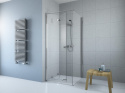 Radaway Fuenta Chrome KDJ B drzwi prysznicowe 90 cm uchylne chrom połysk/szkło przezroczyste 1384082-01-01L
