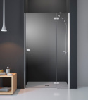 Wpisz KOD: PROMO - 10% Radaway Fuenta New drzwi prysznicowe 100 cm uchylne chrom połysk/szkło przezroczyste 384014-01-01L