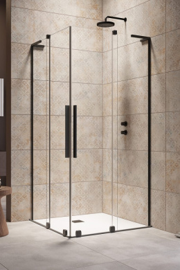 Radaway Furo SL Black KDD kabina prysznicowa część lewa 90x90 cm kwadratowa 10305090-54-01L