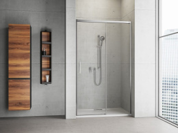 Radaway Idea DWJ drzwi prysznicowe 160 cm wnękowe prawe chrom/szkło przezroczyste 387020-01-01R