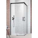 Radaway Idea KDD kabina prysznicowa część lewa 120 cm czarny mat/szkło przezroczyste 10370120-54-01L