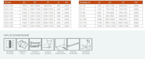 Radaway Idea White KDJ drzwi prysznicowe 120 cm prawe biały mat/szkło przezroczyste 387042-04-01R