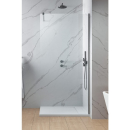 Radaway Modo New Brushed Gunmetal II Walk-In ścianka prysznicowa 120 cm gunmetal szczotkowany/szkło przezroczyste 389124-92-01