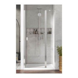 Radaway Nes 8 DWJ II drzwi prysznicowe 90 cm uchylne chrom połysk/szkło przezroczyste 10083090-01-01R