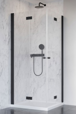 Radaway Nes Black KDD-B drzwi prysznicowe 100 cm prawe czarny mat/szkło przezroczyste 10024100-54-01R