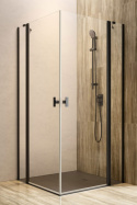 Radaway Nes Black KDD II kabina prysznicowa część lewa 90x90 cm kwadratowa 10085090-54-01L