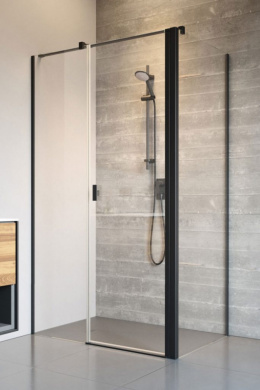 Radaway Nes Black KDS II drzwi prysznicowe 100 prawe czarny mat/szkło przezroczyste 10033100-54-01R