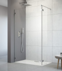 Radaway Arta Walk-In ścianka prysznicowa 40 cm boczna prawa chrom/szkło przezroczyste 386010-03-01R