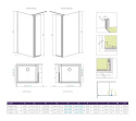 Radaway Eos Walk-In ścianka prysznicowa 100 cm lewa chrom/szkło przezroczyste 13799502-01L