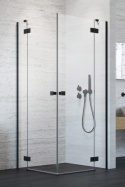 Radaway Essenza New Black KDD drzwi prysznicowe 100 cm lewe czarny mat/szkło przezroczyste 1385062-54-01L