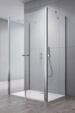 Radaway Euphoria KDJ ścianka prysznicowa 90 cm boczna S2 chrom/szkło przezroczyste 383030-01