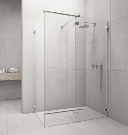 Radaway Euphoria Walk-In ścianka 130 cm frontowa W3 chrom/szkło przezroczyste 383135-01-01