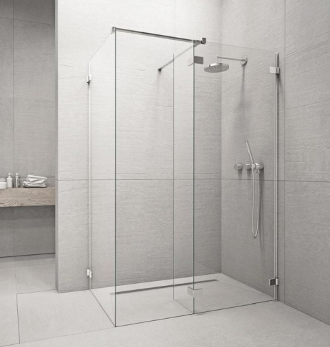 Radaway Euphoria Walk-In ścianka 130 cm frontowa W3 chrom/szkło przezroczyste 383135-01-01 Radaway Euphoria Walk-In ścianka 130 cm frontowa W3 chrom/szkło przezroczyste 383135-01-01