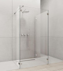 Radaway Euphoria Walk-In ścianka prysznicowa 90 cm boczna W5 chrom/szkło przezroczyste 383151-01-01