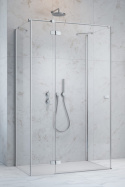 Radaway Fuenta Chrome KDJ+S drzwi prysznicowe 80 cm uchylne chrom połysk/szkło przezroczyste 1384021-01-01L