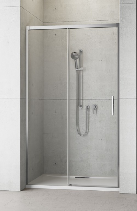 Radaway Idea DWJ drzwi prysznicowe 100 cm wnękowe lewe chrom/szkło przezroczyste 387014-01-01L