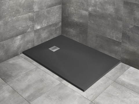 Radaway Kyntos F brodzik 140x100 cm prostokątny czarny HKF140100-54