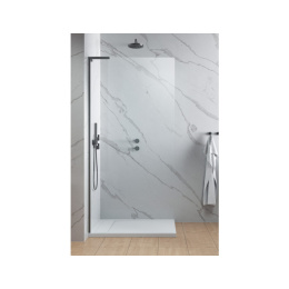 Radaway Modo SL Brushed Gunmetal II Walk-In ścianka prysznicowa 100 cm lewa gunmetal szczotkowany/szkło przezroc 10319104-92-01L