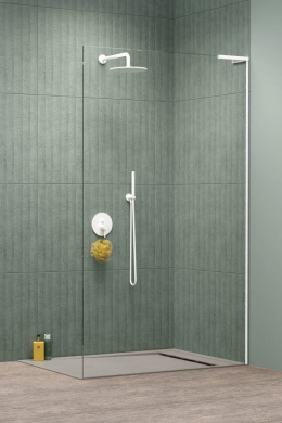Radaway Modo SL White II Walk-In ścianka prysznicowa 120 cm prawa wolnostojąca biały mat/szkło przezroczyste 10319124-04-01R
