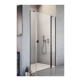 Radaway Nes 8 Black DWJS drzwi prysznicowe 79 cm prawe czarny mat/szkło przezroczyste 10084790-54-01R