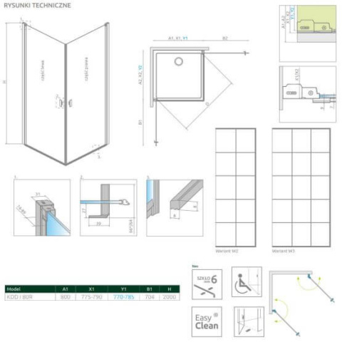 Radaway Nes Black Walk-in II ścianka prysznicowa 90 cm czarny mat/szkło factory 10013090-54-55 Radaway Nes Black Walk-in II ścianka prysznicowa 90 cm czarny mat/szkło factory 10013090-54-55