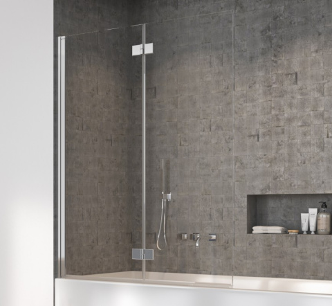 Radaway Nes PND I parawan nawannowy 120 cm prawy chrom połysk/szkło przezroczyste 10010120-01-01R