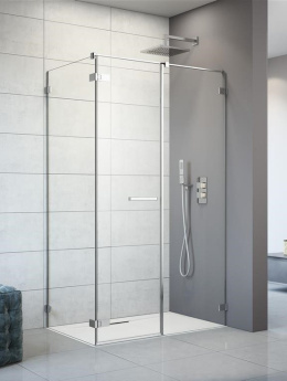 Radaway Arta KDS I ścianka prysznicowa 100 cm boczna S2 chrom/szkło przezroczyste 386112-03-01